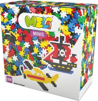 Klocki konstrukcyjne Meli Minis 1200 elementów 50303 (5902431290379)
