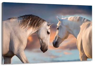 Картина на холсте Art Dekors Пара коней 40x80 см MLP 267