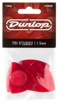 Медиаторы Dunlop 473P1.5 Tri Stubby Player's Pack 1.5 mm (6 шт.)