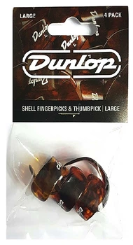 Медіатори Dunlop 9020TP Shell Large Fingerpicks and Thumbpick Player's Pack (4 шт.)