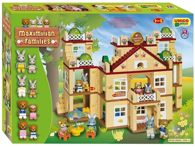 Конструктор Unico Plus Maximilian Families Hotel 296 елементів 8926-0MAX (8000796089267)