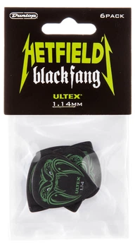 Медиаторы Dunlop PH112P1.14 Hetfield's Black Fang Player's Pack1.14 mm (6 шт.)