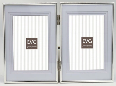 Фоторамка EVG Onix 2-10X15 S15 Double Silver 10×15 см сріблястий