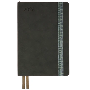 Ежедневник Leo Planner А5 2026 Polo 368 с Серый (252694)