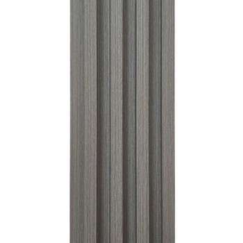 Декоративная стеновая рейка Sticker Wall WPC Оловянный 160x3000x23 мм (SW-00001530)
