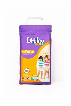 Трусики-подгузники UNIJOY Soft Pants 56 шт L 9-14 кг (6967252809062)