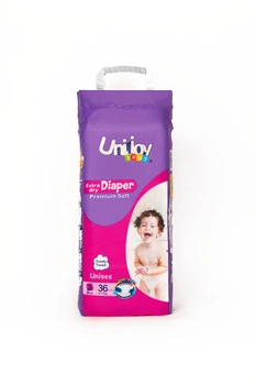 Подгузники UNIJOY Soft Diapers 36 шт М 6-11 кг (6998526216187)