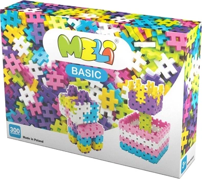 Конструктор Meli Basic розовые 300 элементов 50025 (5902431290041)
