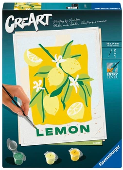 Картина за номерами Ravensburger CreArt Лайм 18 × 24 см (4005556255153)
