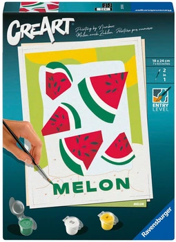 Картина за номерами Ravensburger CreArt Диня 18 × 24 см (4005556255160)