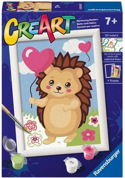 Картина за номерами Ravensburger CreArt Їжачок 19 × 15 см (4005555230557)