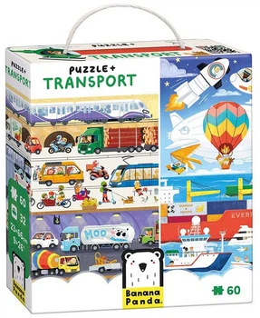 Пазл Banana Panda Транспорт 24 елементи 3695049 (5902983493525)
