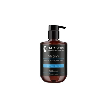 Гель для душа Barbers Miami Premium Shower Gel Cannabis & Lime 500 мл (4823109403048)