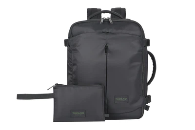Рюкзак дорожный Tucano TUGO Premium CABIN 16" 23 л нейлон Черный (BKTUGP-M-BK)