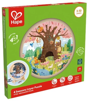 Пазл Hape 4 времени года 60 элементов 6011257 (6943478048324)
