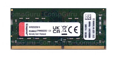 Оперативна пам'ять Kingston 16GB SO-DIMM DDR4 3200MHz (KVR32S22S8