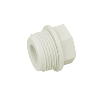 Заглушка PPR Blue Ocean с резьбой 20х1/2'' НР полипропиленовая серая