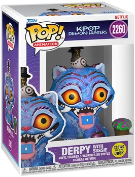 Настольная игра Funko Тигр с Сорокой и цветок - Funko pop! KPop Demon Hunters #2260: Derpy with Sussie