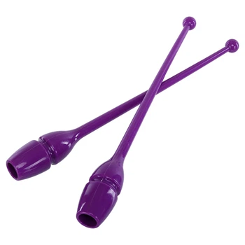 Булави для художньої гімнастики FIG C-2871 45 см 2 шт Фіолетовий (686e191befb54f361a47b88f)