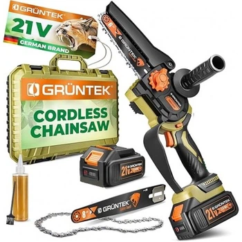 Мини-пила аккумуляторная GRUNTEK Li-Ion 21V 2Ah (295701800)