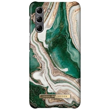 Чохол iDeal Of Sweden Printed Case для Samsung Galaxy S21 (G991) (IDFCAW18-S21-98) Golden Jade Marble
