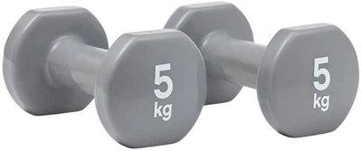 Гантеля Reebok Dumbbells RAWT-16155 Уні 5 кг 2 шт Сіра (885652018296)