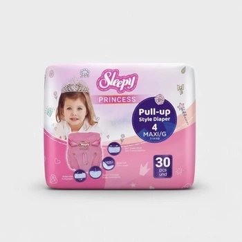 Подгузники-трусики детские Sleepy Princess maxi 4 (7-14 кг) 30 шт.
