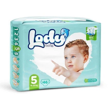 Подгузники детские Lody Baby Air junior 5 (11-25 кг) Jumbo 46 шт.