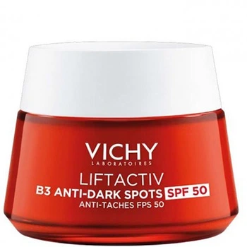 Крем для обличчя Vichy LiftActiv B3 Anti-Dark Spots SPF50 антивіковий для корекції пігментних плям і зморшок 50мл