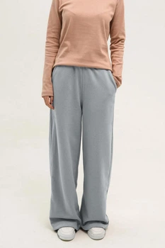 Штани жіночі кльош Light grey Світло сірі 8XL