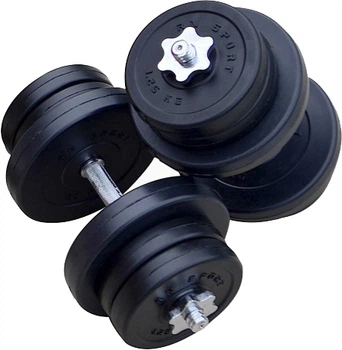 Разборные гантели RN-Sport 2 шт по 11 кг (Rn plast 11)