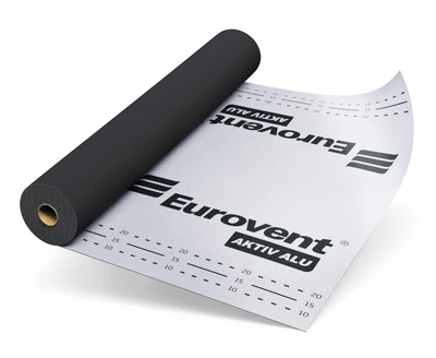 Мембрана пароизоляционная Eurovent Aktiv Alu 110 г/м² алюминизированная