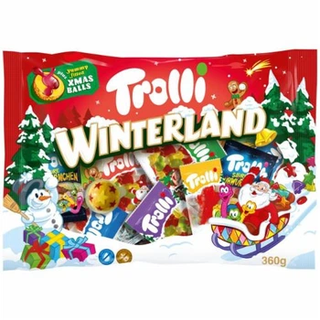 Цукерки желейні Trolli Winterland - 360 g