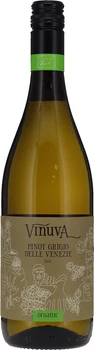 Вино Vinuva Pinot Grigio Delle Venezie Veneto Organic DOC біле сухе 0.75 л 11% (8003625064756)