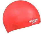 Шапка для плавания Speedo MOULDED SILICONE CAP JU RED красный Дети OSFM