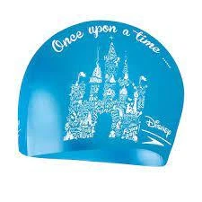 Шапочка для плавания Speedo Slogan PRT Cap, детская, силиконовая, голубая, универсальный размер OSFM (8-08386F301)