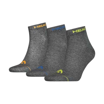 Носки Head QUARTER 3PPK UNISEX темно-серый Унисекс 35-38