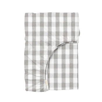 Простынь на резинке Cosas TAUPE CHECK Ранфорс 180x200х30 (4822052424520)