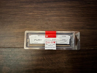 Оперативная память HyperX Fury 8GB DDR4 в радиаторах 3200MHz