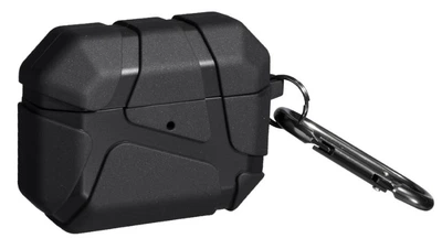 Силиконовый чехол Fashion Pods с карабином для AirPods Pro 3 / shock black