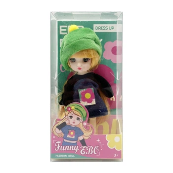 Кукла шарнирная для девочек Funny EBO Bambi DH2368B(Green) 15 см