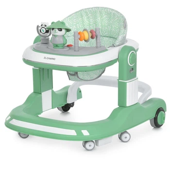 Детские Ходунки El Camino ME 1200 URSA Green, музыка, свет