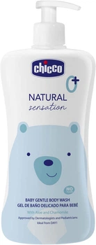 Гель-шампунь для тіла та волосся Chicco Natural Sensation Без сліз з алое та ромашкою 500 мл (11517.00)