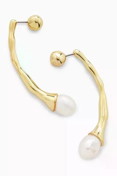Сережки підвіски COS freshwater pearl drop earrings 1164583001