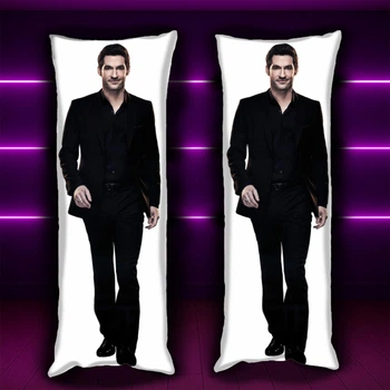 Подушка VIVA Дакимакура Люцифер Lucifer Morningstar 150х50см с наволочкой двусторонняя ( 0161007 )