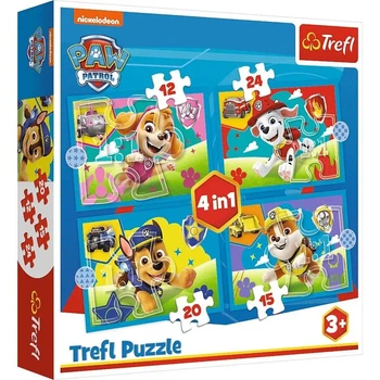 Пазли Trefl Патруль Весела команда 4в1 34628