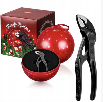 Высокотехнологичные сантехнические клещи Cobra 87 00 100 XMAS KNIPEX Limited edition