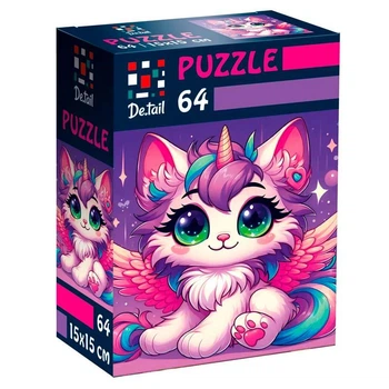 Пазлы Vladi Toys De.tail Сказочный котенок 64 детали DT1234-20