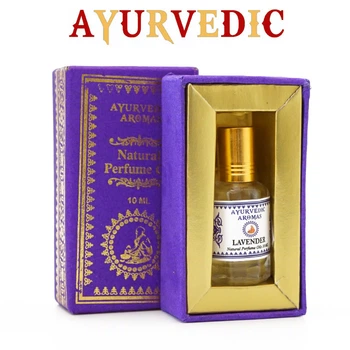 Парфумерна олія Лаванда Ayurvedic Lavender 10 мл Натуральна індійська ароматична олія для тіла