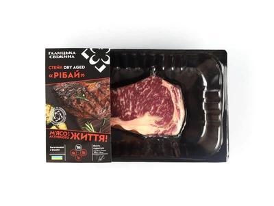 Стейк Галицька Свіжина Рібай Dry-Aged, 500 г